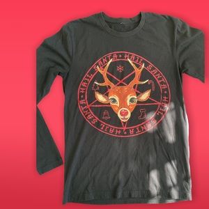 Men’s Hail Santa Long Sleeve Shirt